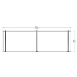 Palram - Canopia Canopy Neo 2700 Grey Twinwall -Garden & Outdoors 12807332 8704832955207471