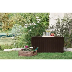 Keter Marvel Plus Outdoor Garden Storage Box 270L - Brown 13 Keter Marvel Plus Outdoor Garden Storage Box 270L - Brown -Garden & Outdoors 12808515 7684900072042860