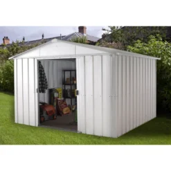 Yardmaster 10x13ft Apex Roof Metal Shed -Garden & Outdoors 12809570 2014832954435850
