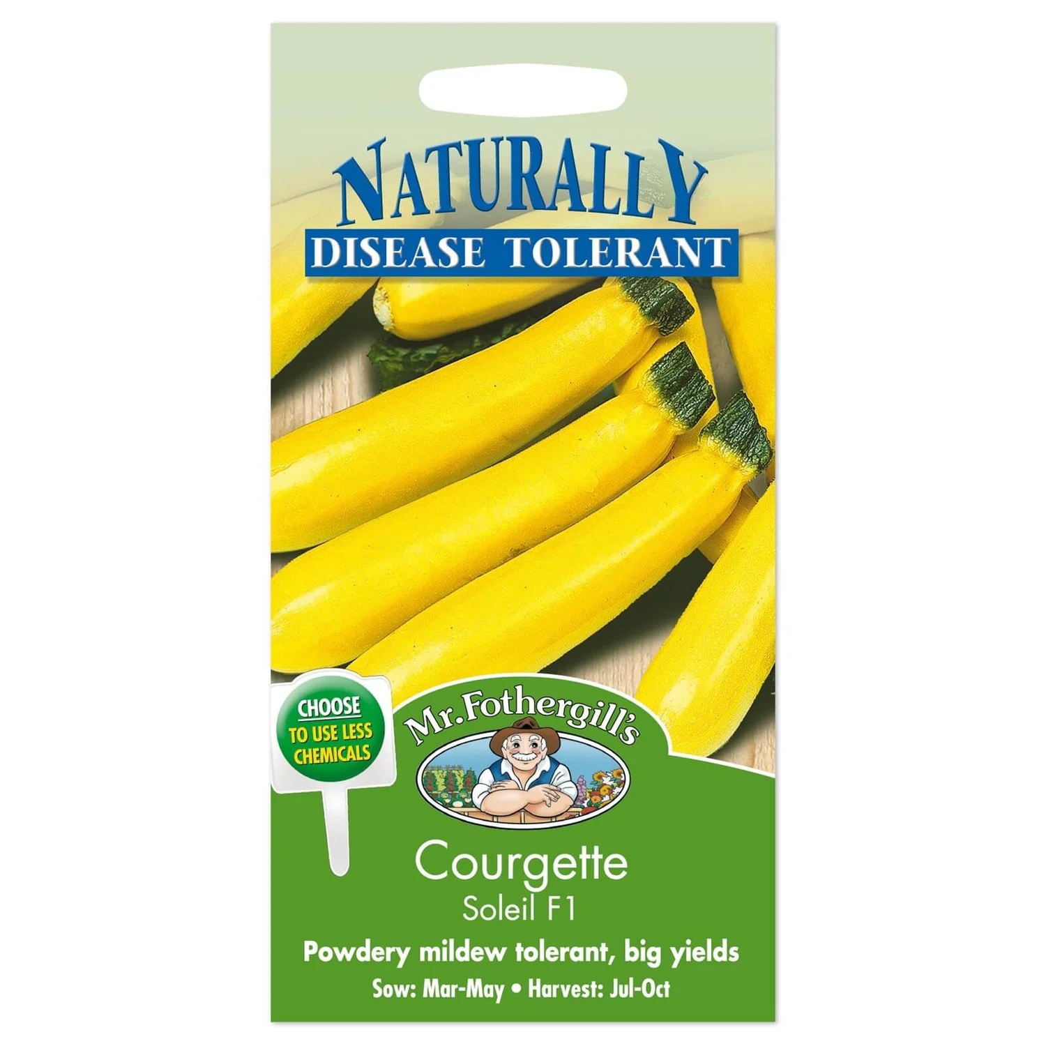 Mr. Fothergill's Courgette Soleil F1 Seeds 1 Mr. Fothergill's Courgette Soleil F1 Seeds