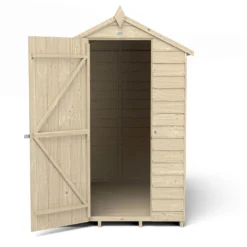 Forest Overlap 6 X 4ft Pressure Treated Apex Shed - No Window -Garden & Outdoors 12810887 1634833194320566