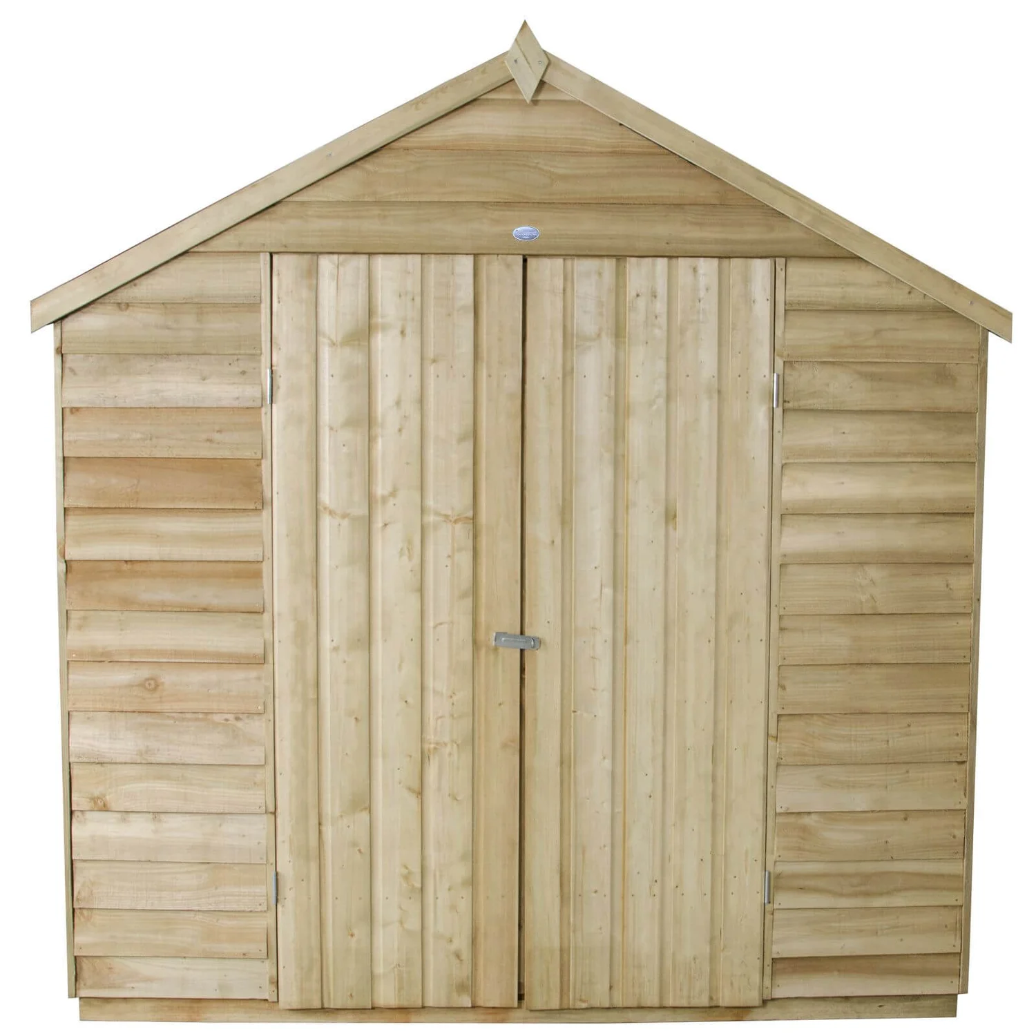 7x5ft Forest Natural Timber Overlap Apex Pressure Treated Wooden Shed 5 7x5ft Forest Natural Timber Overlap Apex Pressure Treated Wooden Shed - Image 5