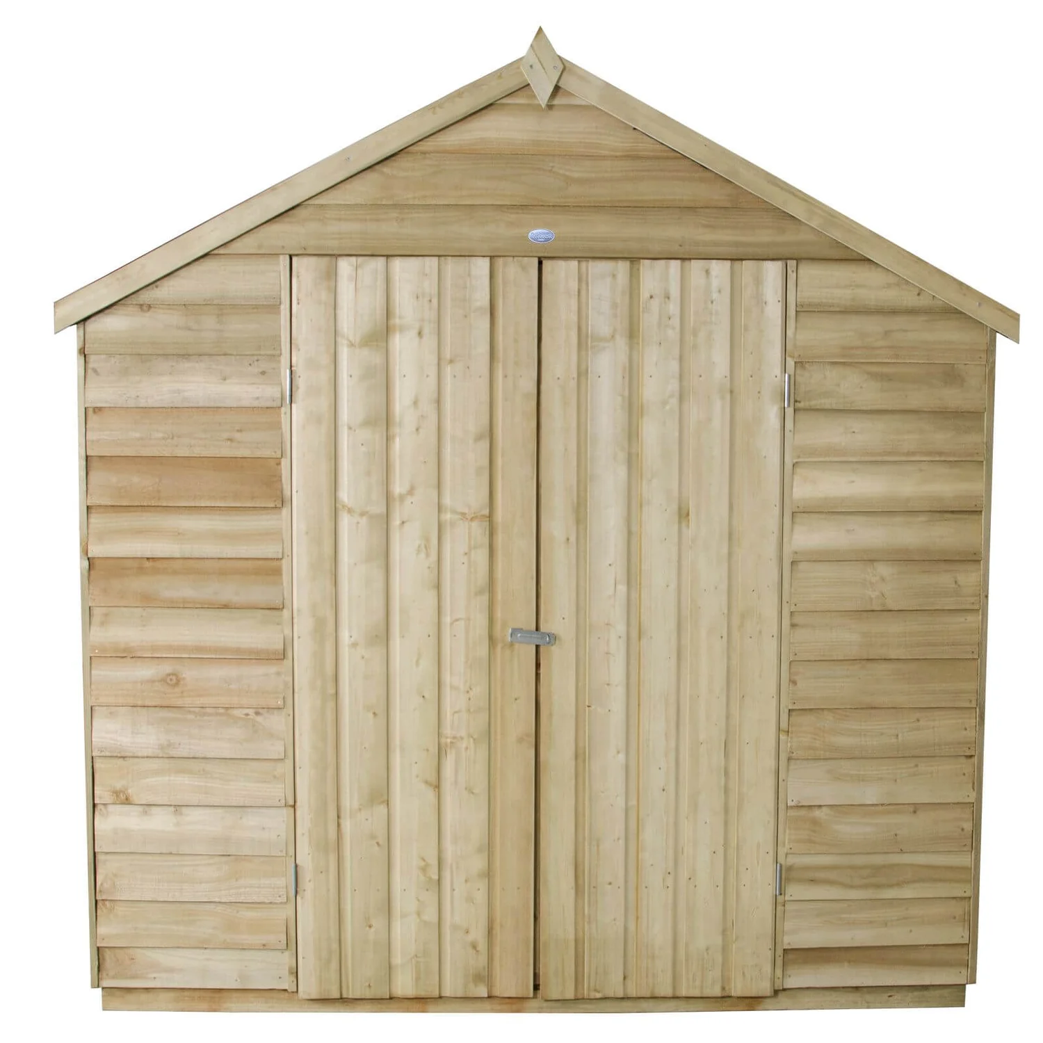 7x5ft Forest Natural Timber Overlap Apex Pressure Treated Wooden Shed 4 7x5ft Forest Natural Timber Overlap Apex Pressure Treated Wooden Shed - Image 4
