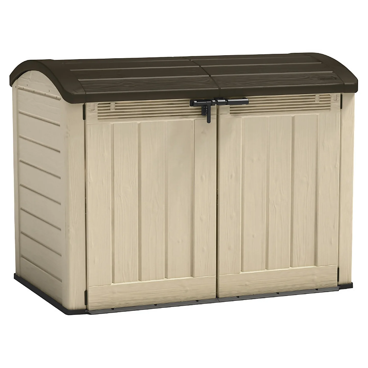 Keter Store It Out Ultra Outdoor Garden Storage Shed - Beige & Brown - 2000L 1 Keter Store It Out Ultra Outdoor Garden Storage Shed - Beige & Brown - 2000L