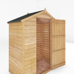 Mercia 5x3ft Overlap Apex Windowless Wooden Shed 12 Mercia 5x3ft Overlap Apex Windowless Wooden Shed -Garden & Outdoors 12819793 1625012836125366