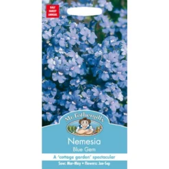Mr. Fothergill's Nemesia Blue Gem Seeds