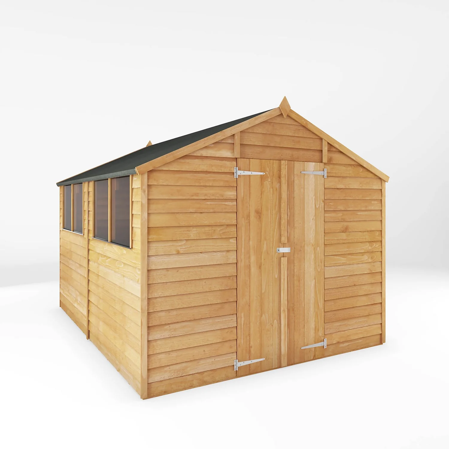 Mercia 10 X 8ft Overlap Apex Shed - Incl. Installation 1 Mercia 10 X 8ft Overlap Apex Shed - Incl. Installation