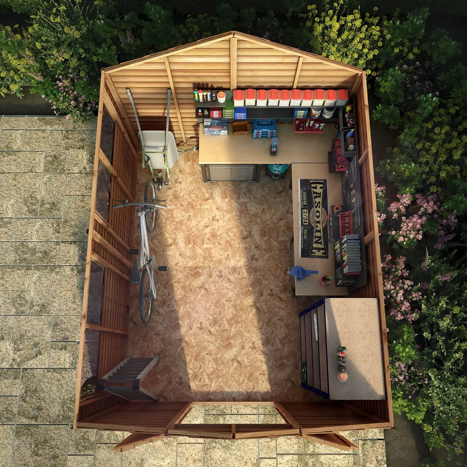 Mercia 10 X 8ft Overlap Apex Shed - Incl. Installation 3 Mercia 10 X 8ft Overlap Apex Shed - Incl. Installation - Image 3