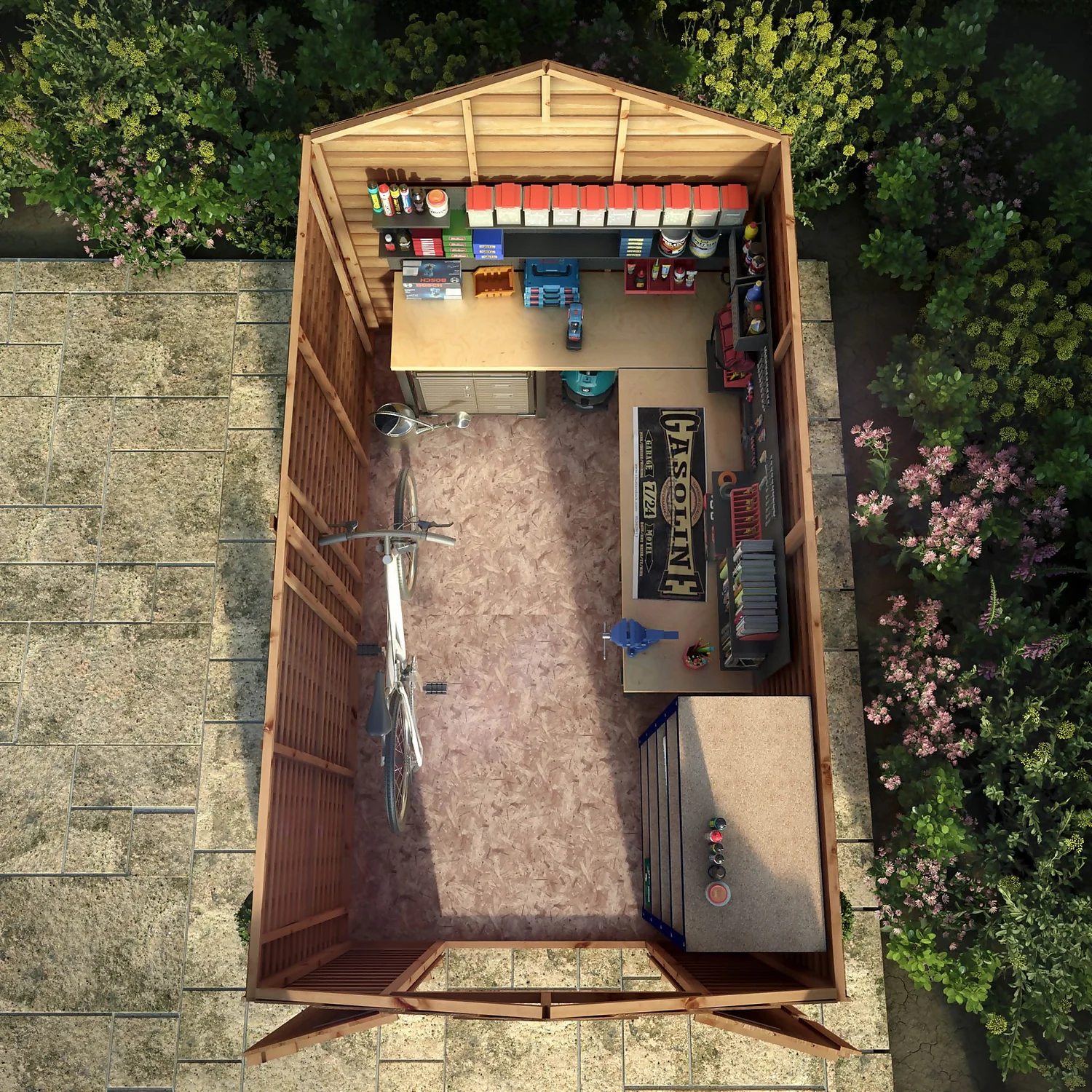 Mercia 10 X 6ft Overlap Apex Windowless Shed - Installation Included 3 Mercia 10 X 6ft Overlap Apex Windowless Shed - Installation Included - Image 3