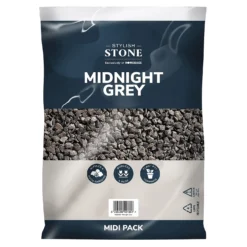Stylish Stone Midnight Grey - Midi Pack - 9kg -Garden & Outdoors 12826536 6444902951245481
