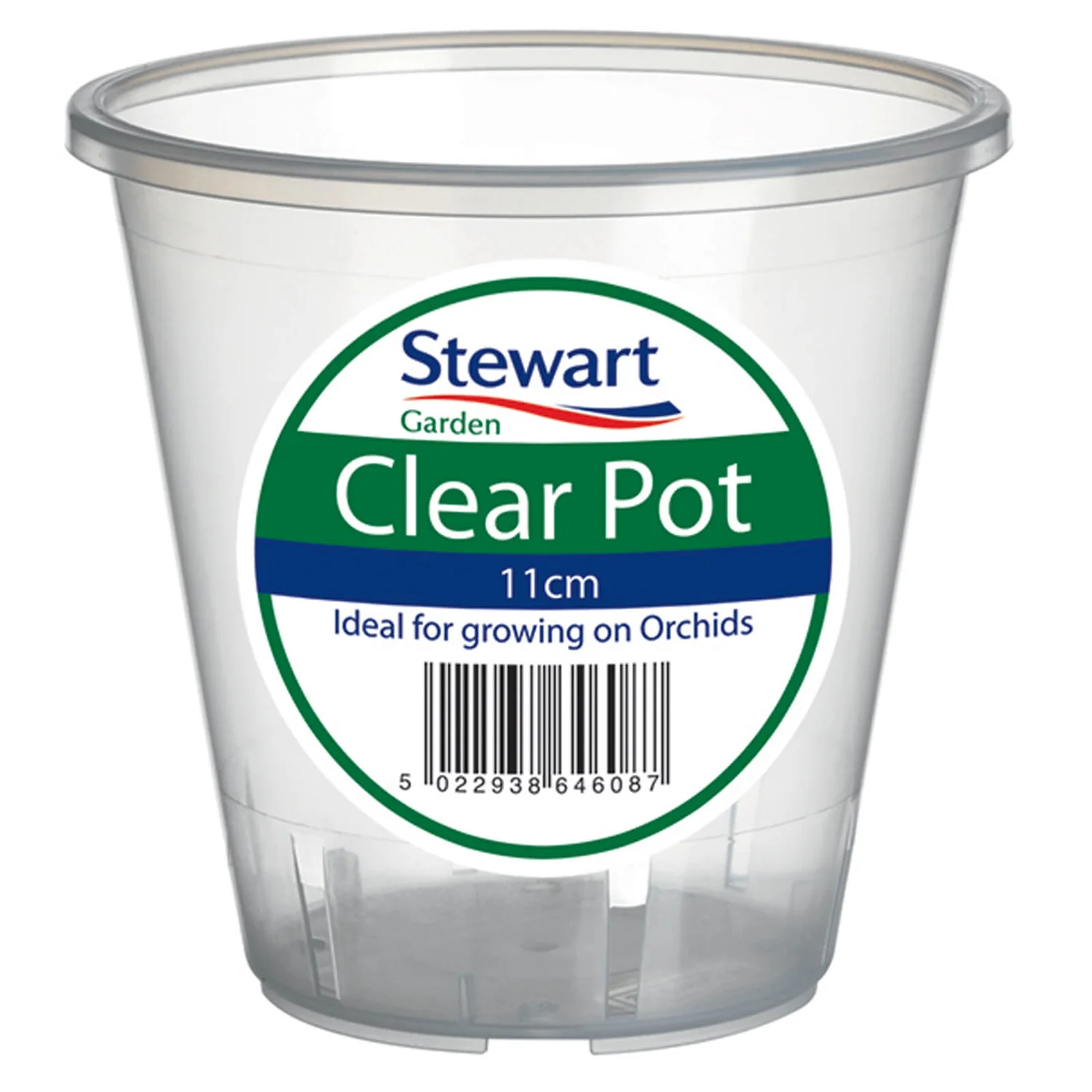 Clear Plastic Pot - 11cm 1 Clear Plastic Pot - 11cm