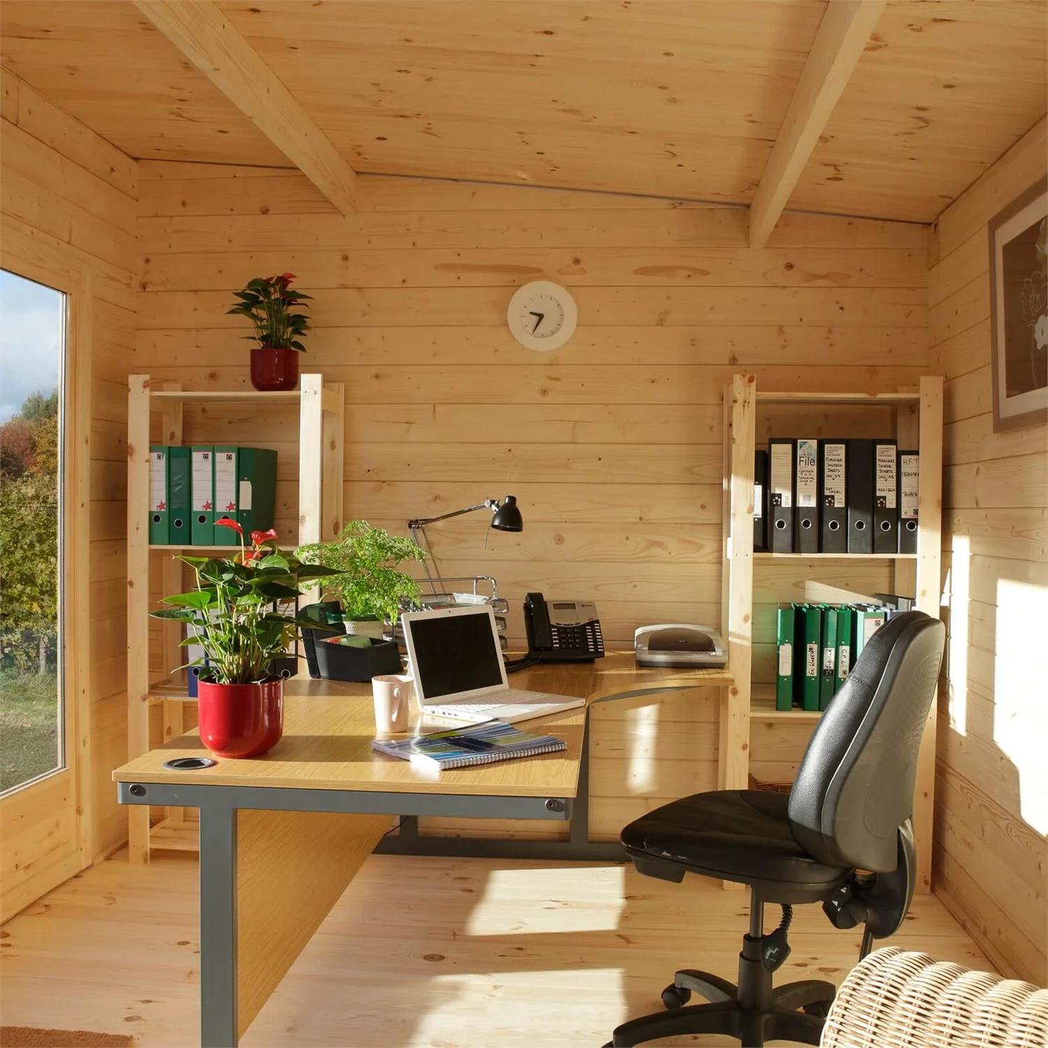 Forest Melbury 4.0m X 3.0m Log Cabin Single Glazed 24kg Polyester Felt, Plus Underlay 5 Forest Melbury 4.0m X 3.0m Log Cabin Single Glazed 24kg Polyester Felt, Plus Underlay - Image 5