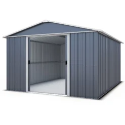 Yardmaster 10x13ft Metal Apex Shed 7 Yardmaster 10x13ft Metal Apex Shed -Garden & Outdoors 12834202 1945040005905509