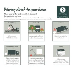 Stylish Fountains Solstice Water Feature (Includes LEDS) -Garden & Outdoors 12836972 1424833172171557