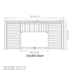 Country Living Durlston 6 X 3ft Traditional Tall Wall Greenhouse Painted + Installation - Thorpe Towers -Garden & Outdoors 12881655 1124843878332046