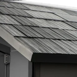 Keter Premier 7 X 7ft Outdoor Garden Apex Storage Shed - Grey -Garden & Outdoors 12882034 2025036180543151