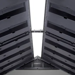 Keter Premier 7 X 7ft Outdoor Garden Apex Storage Shed - Grey -Garden & Outdoors 12882034 2475036180455080