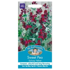 Mr. Fothergill's Sweet Pea Solway Velvet Seeds
