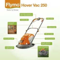 Flymo 1400W Electric Hover Lawn Mower - 25cm 19 Flymo 1400W Electric Hover Lawn Mower - 25cm -Garden & Outdoors 12884889 1504843481996196