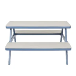 Picnic Bench - Navy & Grey -Garden & Outdoors 12885211 2094853415314217