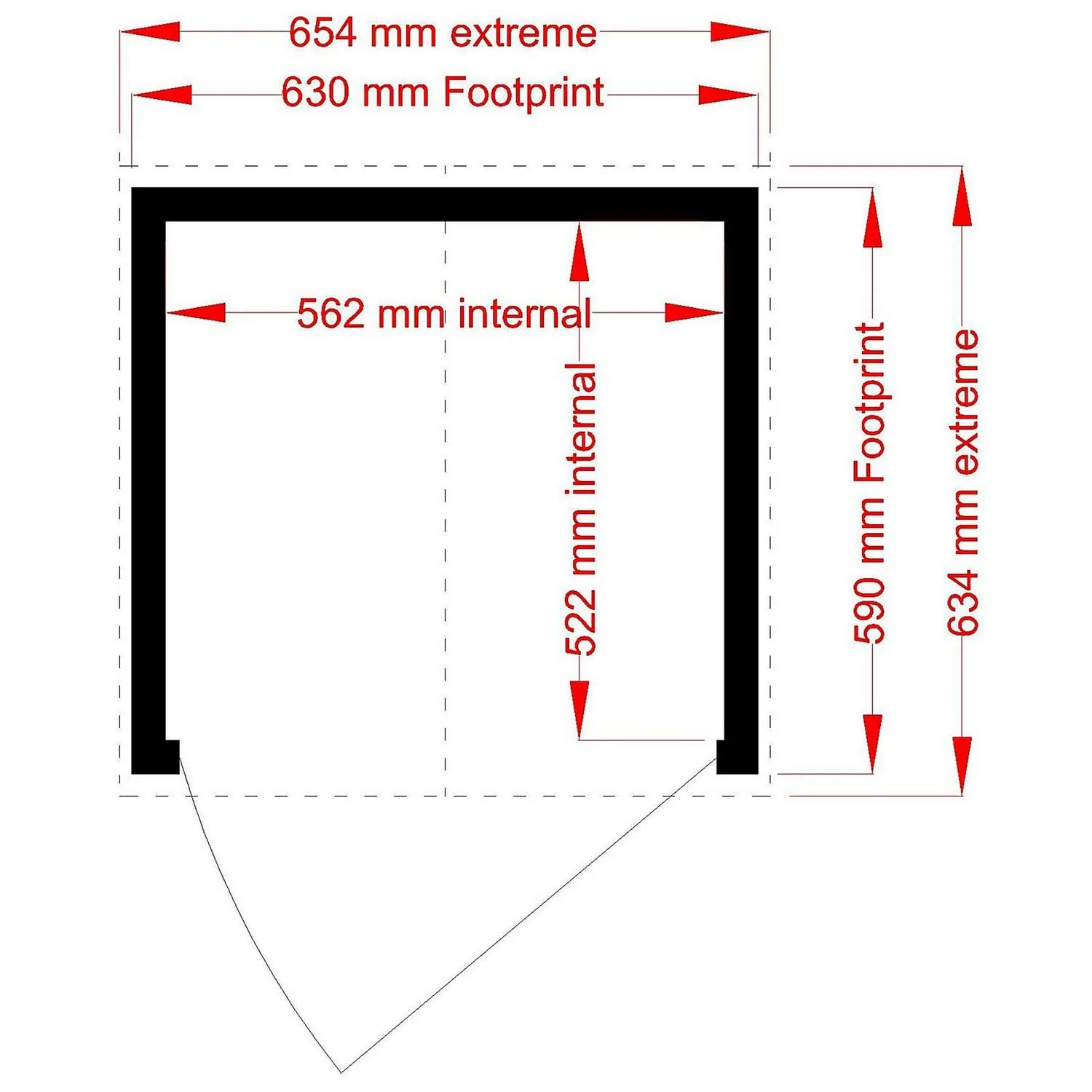 Shire Garden Store Shiplap - 2x2ft 10 Shire Garden Store Shiplap - 2x2ft - Image 10