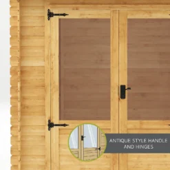 Mercia 3.5 X 3m 19mm Log Cabin -Garden & Outdoors 12888468 4975023718424609