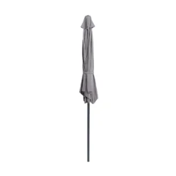 None 2.7m Crank & Tilt Parasol Light Grey - Dia. 38mm -Garden & Outdoors 12888568 1444843674318519