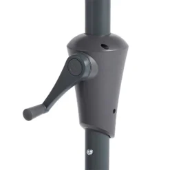 None 2.7m Crank & Tilt Parasol Light Grey - Dia. 38mm -Garden & Outdoors 12888568 8604843674381042