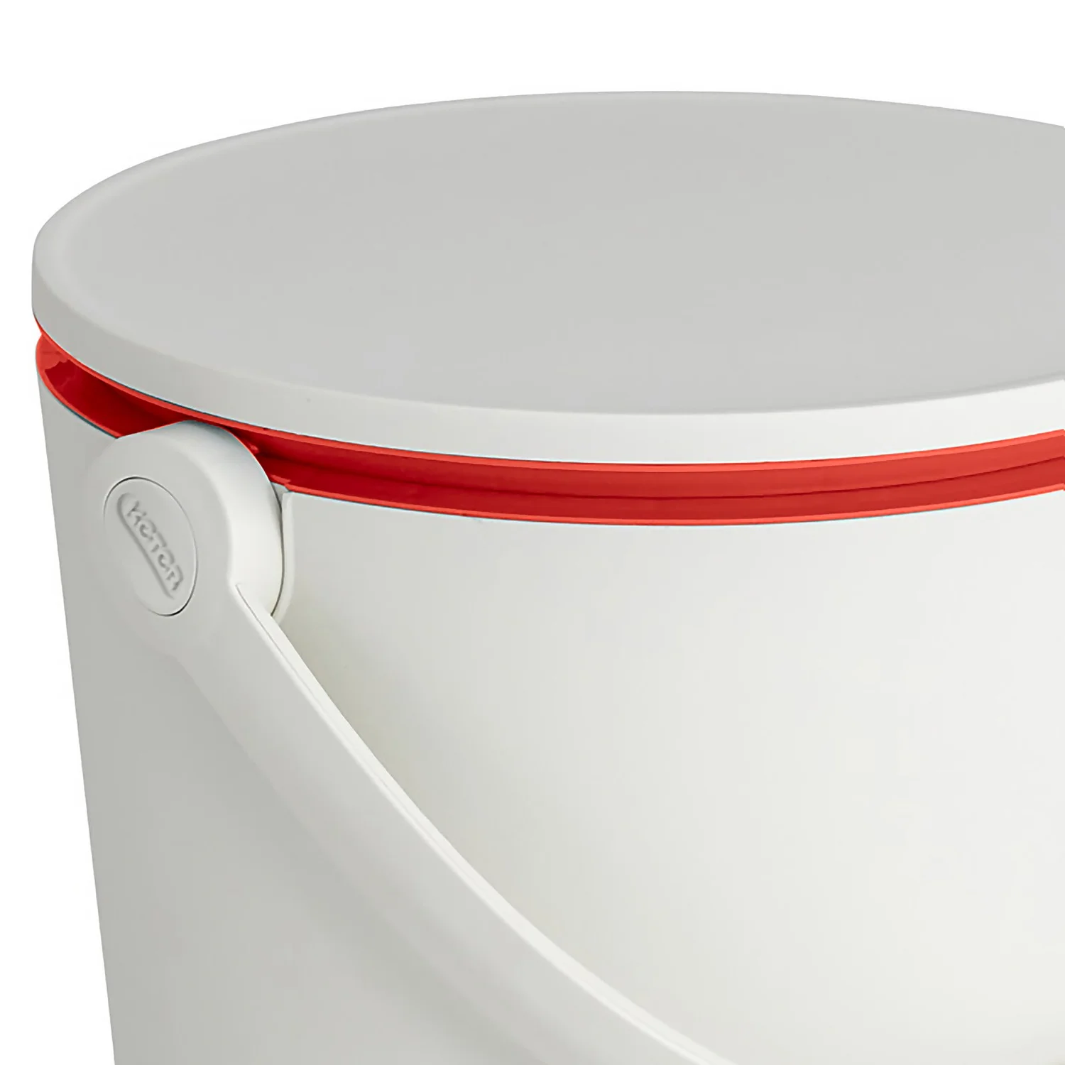 Keter GoBar Outdoor Ice Cooler Table Garden Furniture - Red / White 4 Keter GoBar Outdoor Ice Cooler Table Garden Furniture - Red / White - Image 4