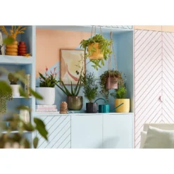 Yellow Solare Plant Pot - 15cm -Garden & Outdoors 13432909 1704948250187558