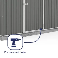 Absco 7.5 X 10ft Premier Reverse Apex - Dark Grey -Garden & Outdoors 13440856 1214929163804926