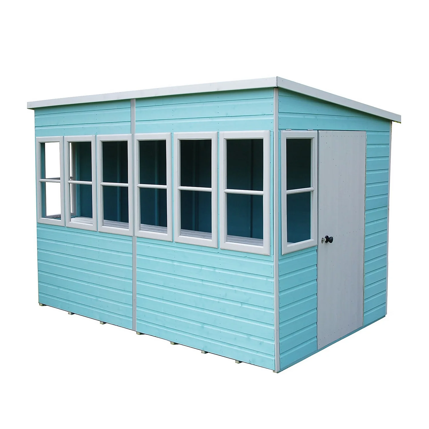 Shire 10 X 8ft Sun Pent Shed 9 Shire 10 X 8ft Sun Pent Shed - Image 9
