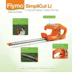 Flymo SimpliCut Cordless Hedge Trimmer 8 Flymo SimpliCut Cordless Hedge Trimmer -Garden & Outdoors 13524808 1594936857993480