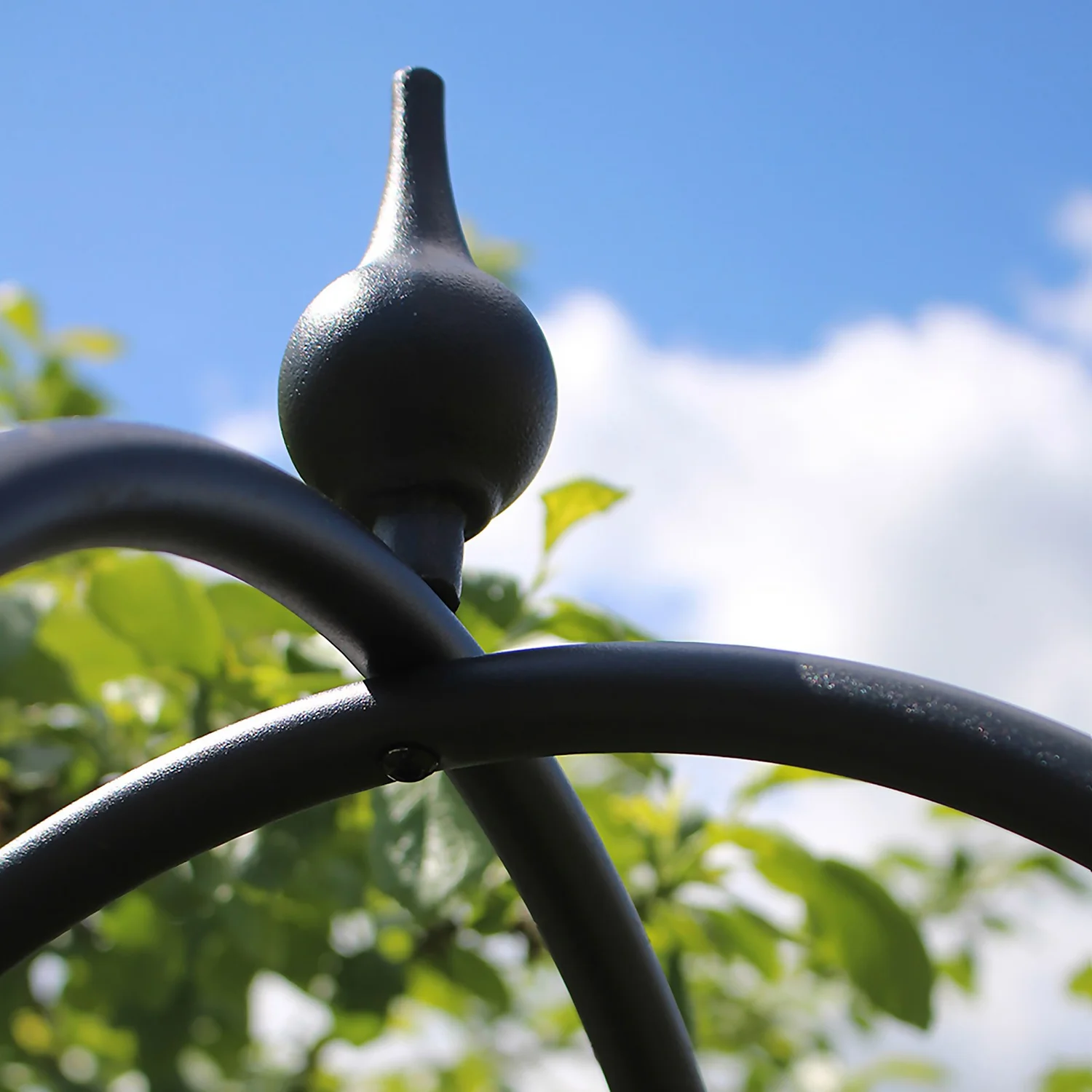 Agriframes Decorative Garden Obelisk 2.4m - Black 3 Agriframes Decorative Garden Obelisk 2.4m - Black - Image 3