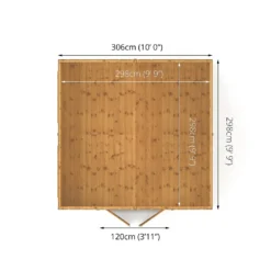 Mercia 10ft X 10ft Premium Shiplap Modular Workshop Shed - Including Installation -Garden & Outdoors 13555751 8784949333132319