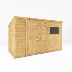 Mercia 12ft X 8ft Premium Shiplap Pent Shed - Including Installation
