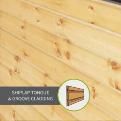 Mercia 10ft X 8ft Premium Shiplap Reverse Apex Shed -Garden & Outdoors 13555798 8184949338505898
