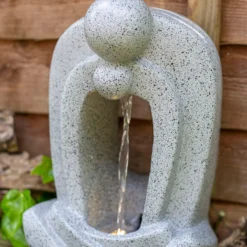 Stylish Fountain Zen Pour Garden Water Feature With LEDs -Garden & Outdoors 13947173 3655005844923803