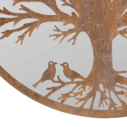 MirrorOutlet Birds Round Circular Garden Mirror - 100cm -Garden & Outdoors 13950586 1054987139352054
