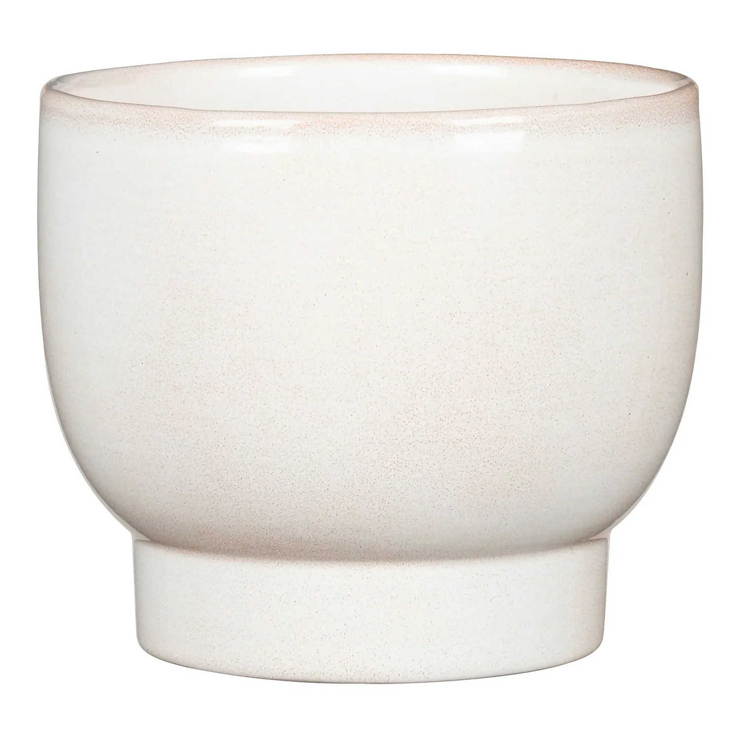 Scheurich Opale Smooth White Indoor Pot - 15cm 1 Scheurich Opale Smooth White Indoor Pot - 15cm
