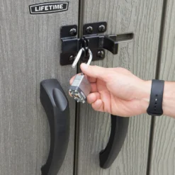 LIFETIME 1500L Vertical Storage Shed - Rough-Cut Brown -Garden & Outdoors 13997404 4774999835592939