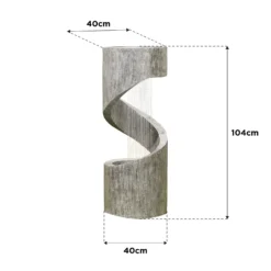 Stylish Fountain Spiral Showers Water Feature With LEDs 5 Stylish Fountain Spiral Showers Water Feature With LEDs -Garden & Outdoors 14519354 4325047822566918