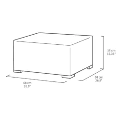 Keter California 5 Seater Outdoor Garden Furniture Lounge Set - Graphite With Grey Cushions -Garden & Outdoors 14539595 1845047218363240